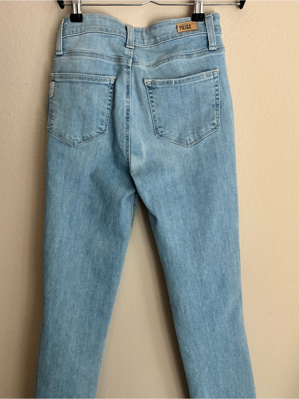 PAIGE Hoxton Slim Crop Jeans Dason Destructed Size 26 - Picture 8 of 8